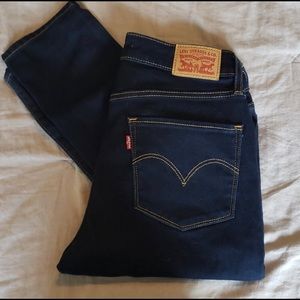 Levi’s High-Rise Dark Wash Jeans